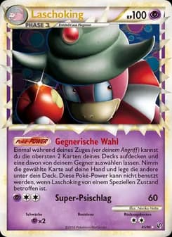Laschoking card in German