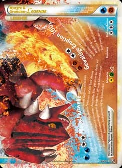 Kyogre & Groudon LEGENDE card in German