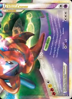 Rayquaza & Deoxys LEGENDE card in German