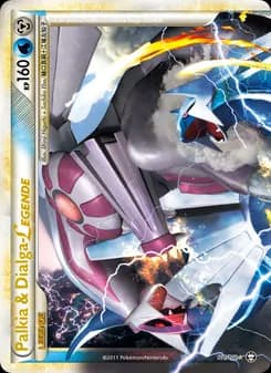 Palkia & Dialga LEGENDE card in German
