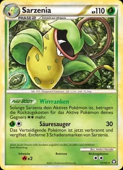 Sarzenia card in German