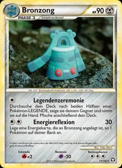 Bronzong card in German