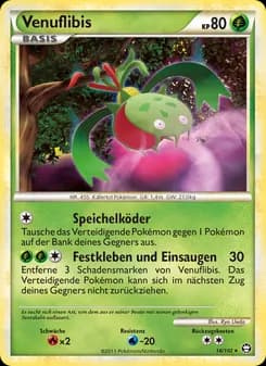 Venuflibis card in German