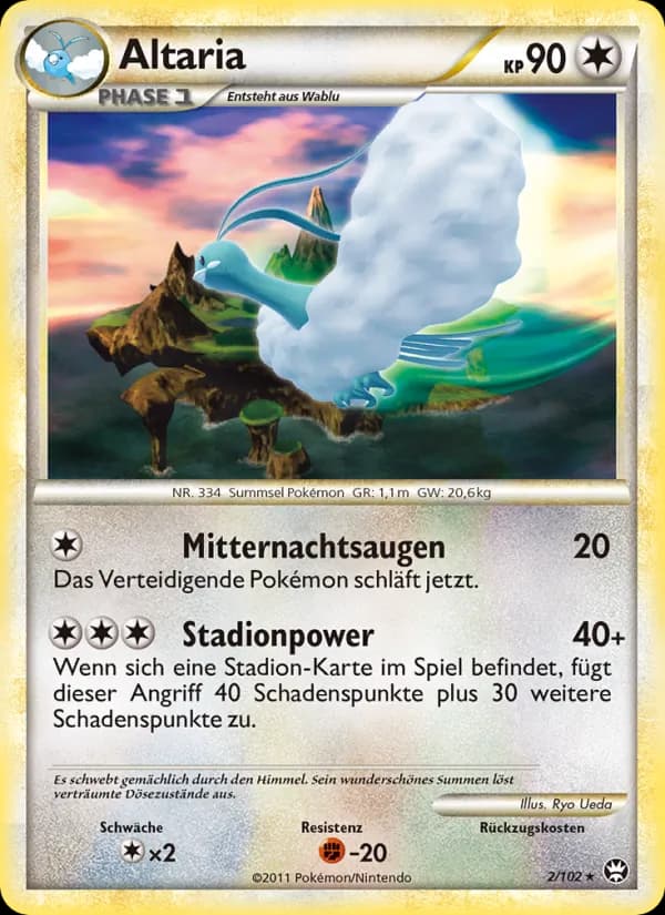 Altaria card in German