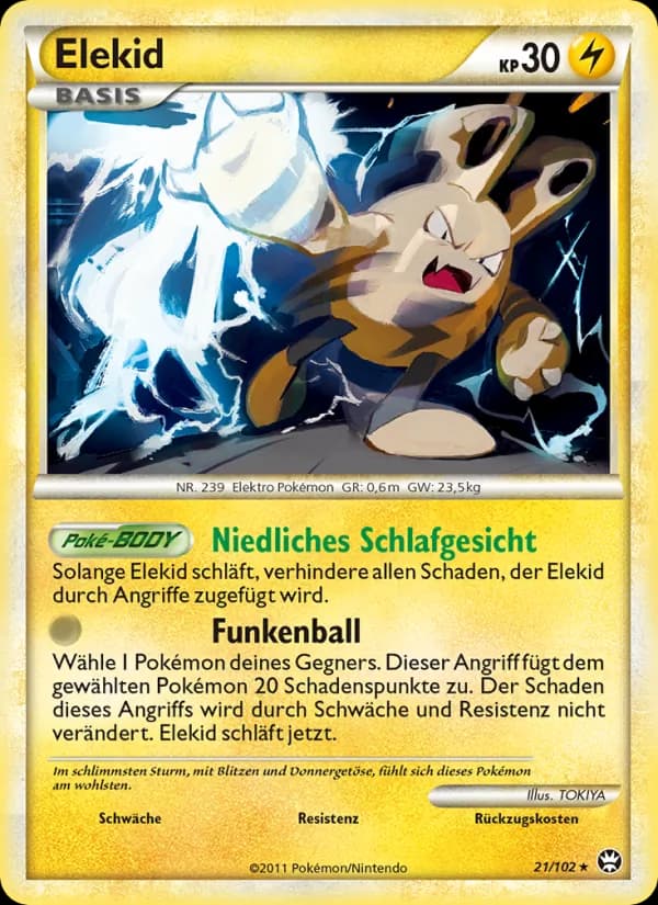 Elekid card in German