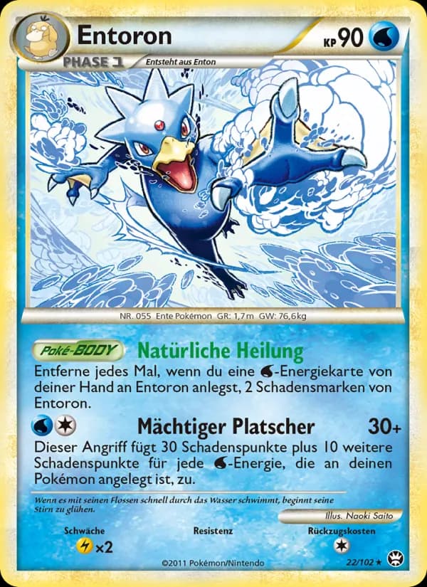 Entoron card in German