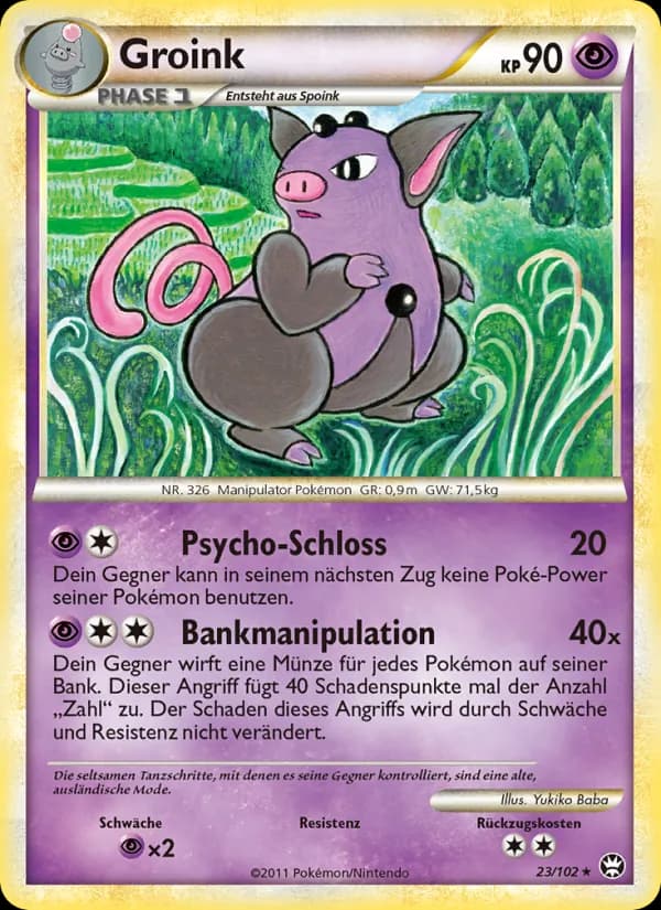 Groink card in German