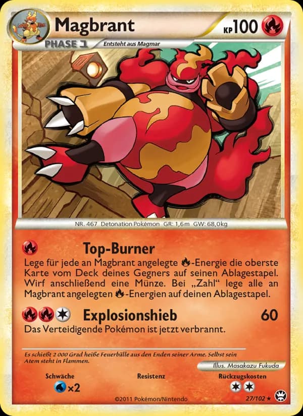 Magbrant card in German