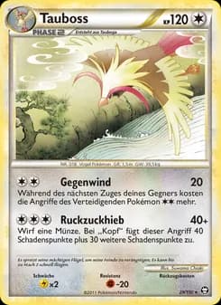Tauboss card in German
