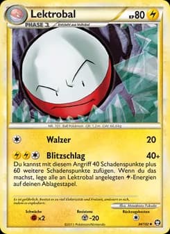Lektrobal card in German