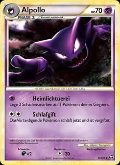 Alpollo card in German
