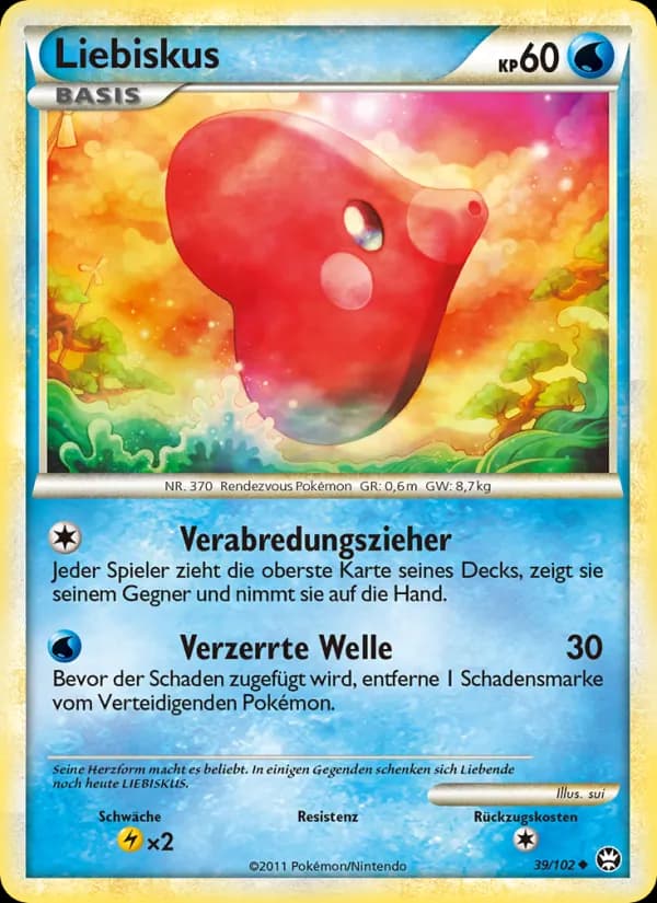 Liebiskus card in German
