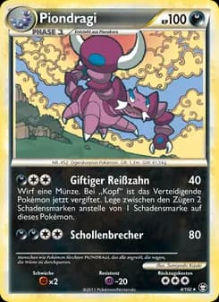 Piondragi card in German