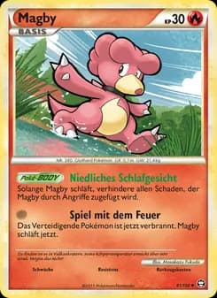 Magby card in German