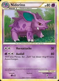 Nidorino card in German