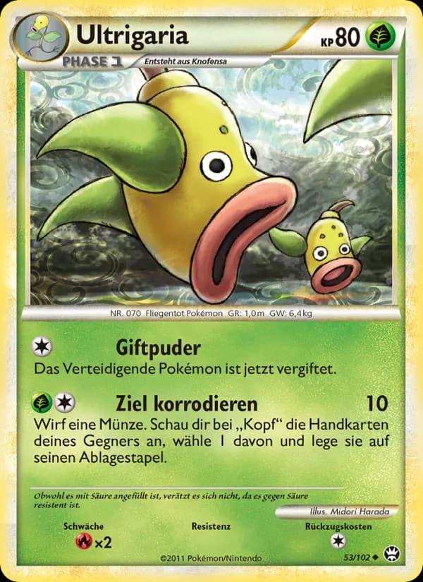 Ultrigaria card in German