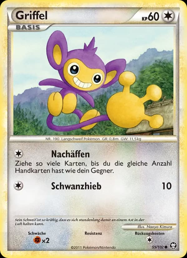 Griffel card in German