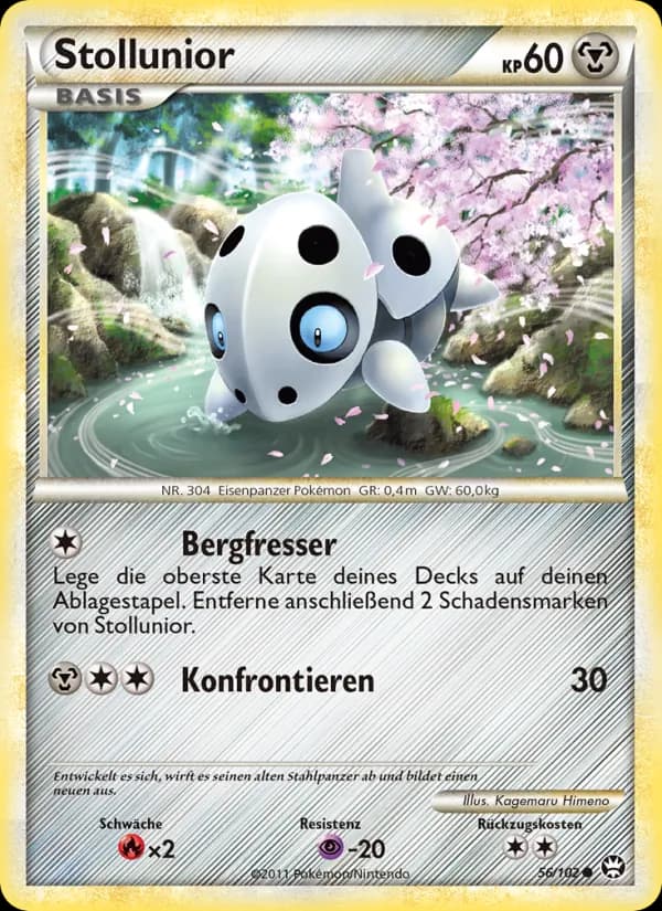 Stollunior card in German