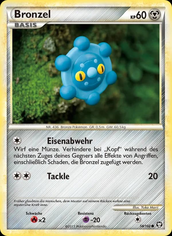 Bronzel card in German