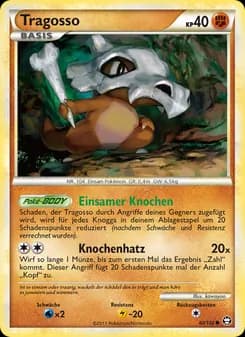 Tragosso card in German