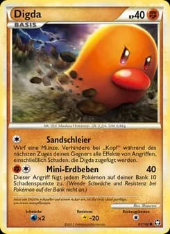 Digda card in German