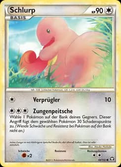 Schlurp card in German
