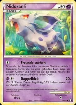 Nidoran w card in German