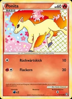 Ponita card in German