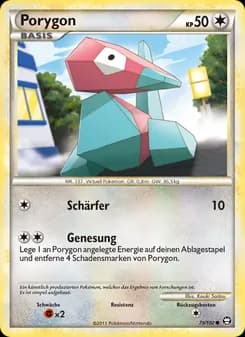 Porygon card in German