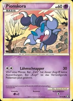 Pionskora card in German