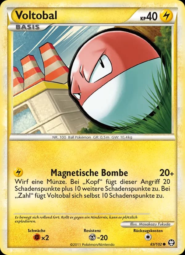Voltobal card in German