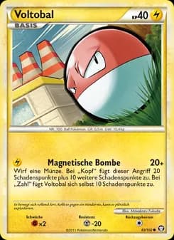 Voltobal card in German