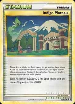 Indigo Plateau card in German
