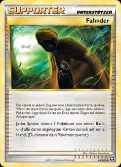 Fahnder card in German