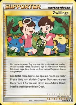 Zwillinge card in German