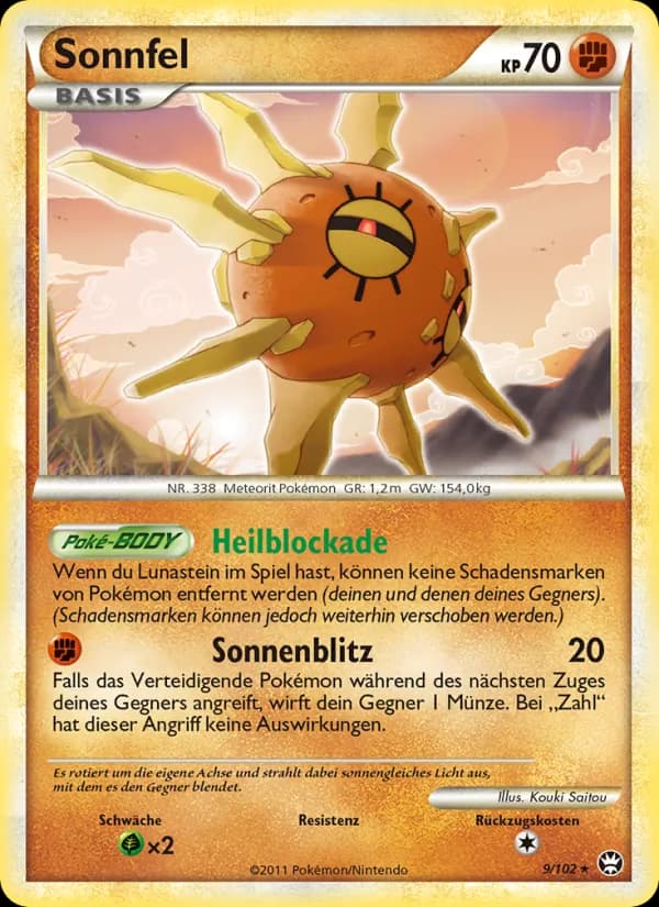 Sonnfel card in German