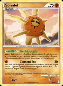 Sonnfel card in German
