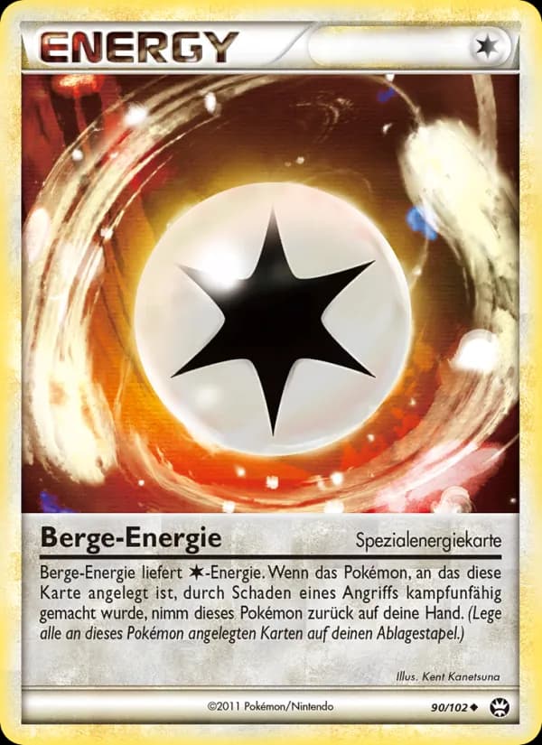 Berge-Energie card in German