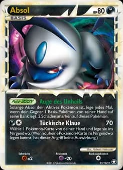 Absol card in German