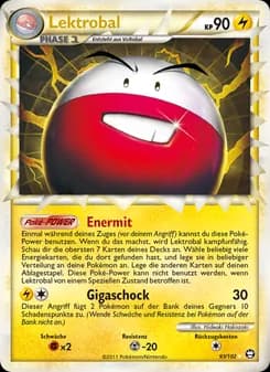 Lektrobal card in German