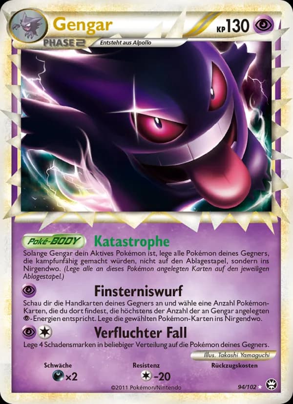 Gengar card in German
