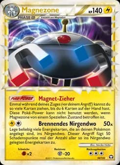 Magnezone card in German