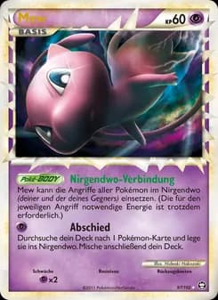Mew card in German