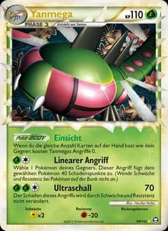 Yanmega card in German