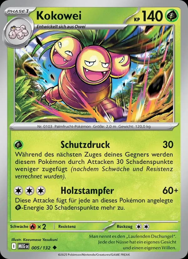 Kokowei card in German