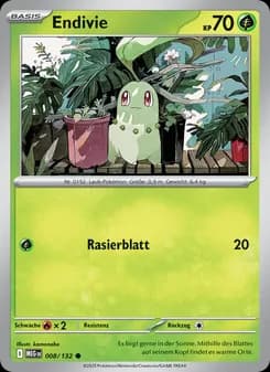 Endivie card in German
