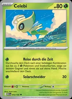 Celebi card in German