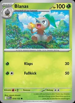 Blanas card in German