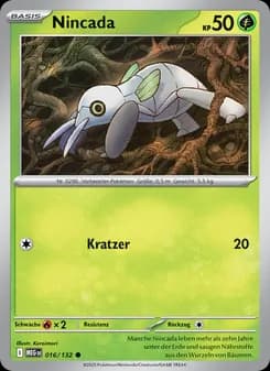 Nincada card in German