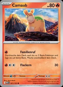 Camaub card in German